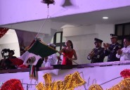Honor y patriotismo: Ana Paty Peralta encabeza Grito de Independencia en Cancún