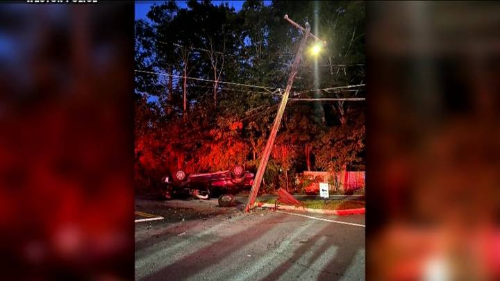 Crews respond to Route 20 in Weston after early morning crash