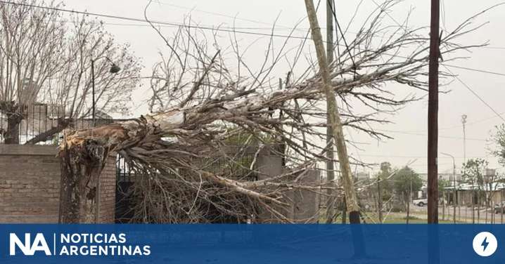 Temporal en Mendoza: un muerto, vuelos suspendidos y graves daños por el viento