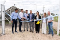Inauguraron el primer parque solar de Enersa en Sauce Pinto