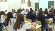 La primera vuelta al cole es en Navarra: "No ha pegado ojo en toda la noche de los nervios"