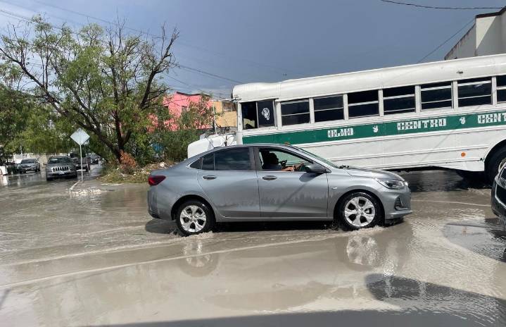 Se dejan sentir las primeras lluvias del frente frío número 4 de la temporada en Reynosa