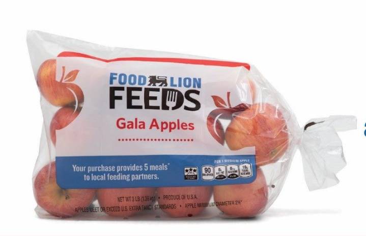 Food Lion Feeds and customers team up to fight hunger: Annual Apple Bag Campaign provided more than 40 million meals since 2014