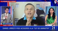 Daniel Urresti busca acogerse a la ley de amnistía para anular su condena de 12 años