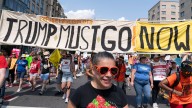 Thousands protest for a 'Free DC' on the fourth week of federal control in Washington