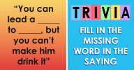 “Know Your Sayings?”: Test Your Brainpower By Identifying 30 Famous Proverbs And Their Meanings