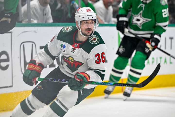 Minnesota Wild Forward Out For At Least Two Months