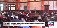 Hearing on Small Business Administration response in Hendersonville