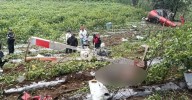 Se desploma helicóptero en zona boscosa del Edomex; reportan al menos 2 muertos