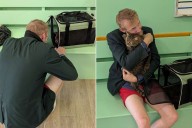 Man Experiencing Homelessness Has Emotional Reunion with Cat He Surrendered