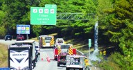 No injuries reported following 5 brush fires in Tilton, Northfield Thursday