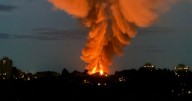 Live: Massive explosion at industrial estate near M4