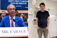 Nigel Farage warns Americans could also face censorship -- and even arrest -- in the UK for social media posts after comedian's bust