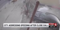 City addressing speeding after close call