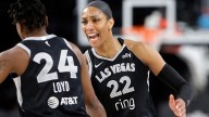 Aces beat Storm 102-77 in playoff opener after winning final 16 regular