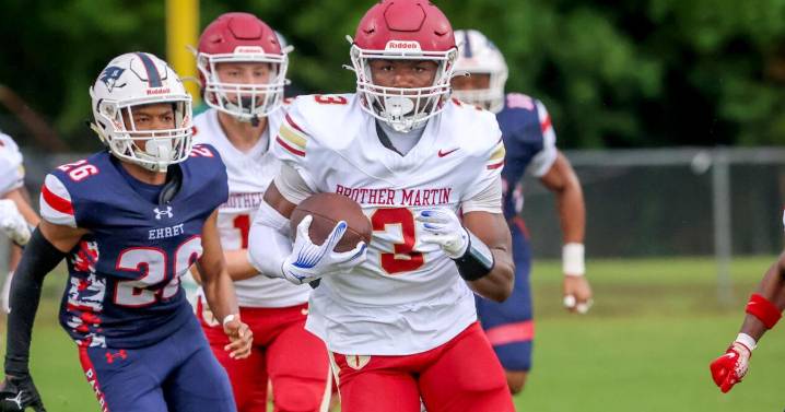 5-star receiver goes for over 200 yards and three touchdowns in Brother Martin vs. St. Paul's