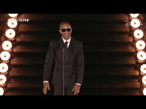 Pharrell Williams shares message of unity during "Grace for the World" concert