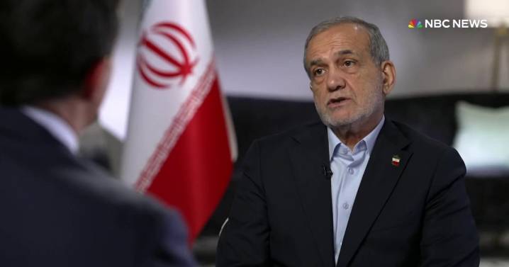 Iranian president says Trump's current path will 'set fire' to the Middle East