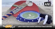 Sudarsan Pattnaik creates sand art to celebrate India’s Asia Cup victory