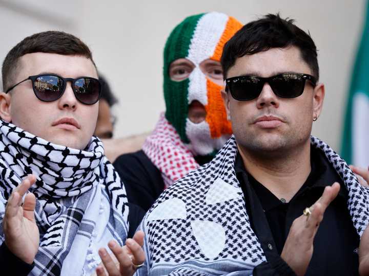 Irish band Kneecap says Canada ban aims to ‘silence opposition to genocide’