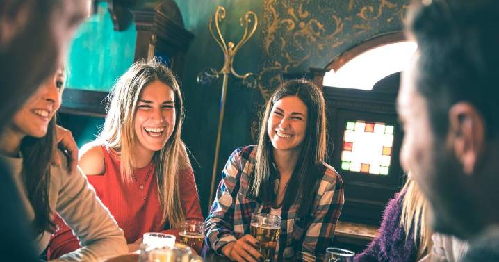Woman left in stitches after 'accidentally getting tied to random couple' in Birmingham bar