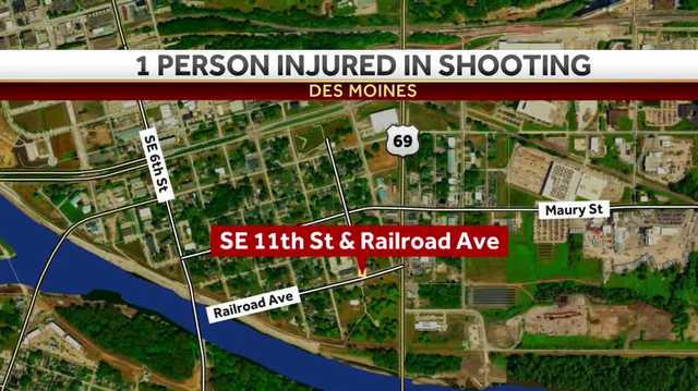 DMPD investigates shooting after man arrives at a hospital with a gunshot wound