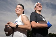 Lacey Abell, Sarah Massucci leaned on each other to become two of the best flag football players in America