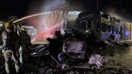 Fiery crash involving light rail, semi truck in Phoenix
