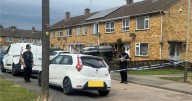 Car reportedly driven into house amid Leicester incident