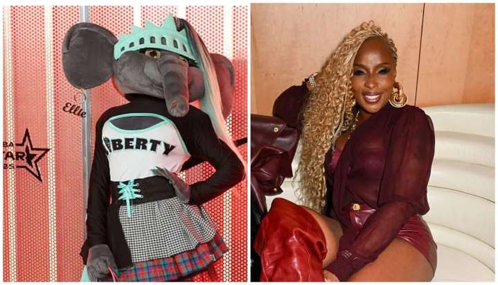 What’s The 411? Ellie The Elephant Puts Thigh-High Boots On The Ground For An Epic Mary J. Blige Tribute