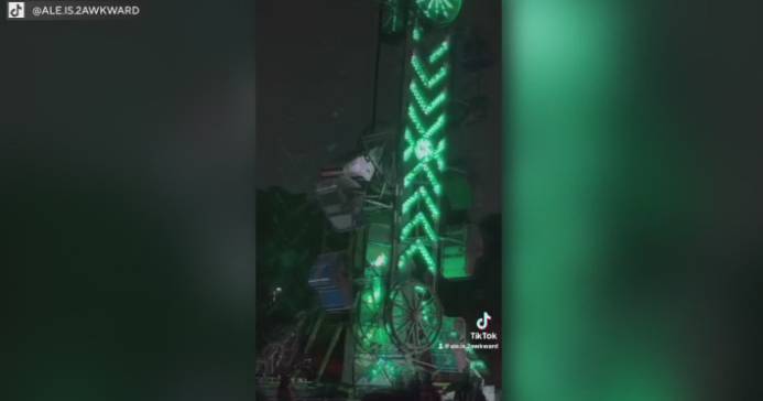 Video shows carnival ride malfunctioning at Los Angeles school event