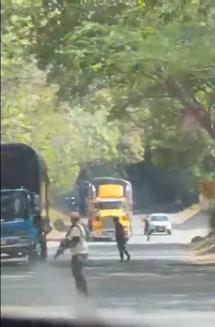 Incidente en la vía Panamericana: Retén Ilegal entre Cauca y Nariño
