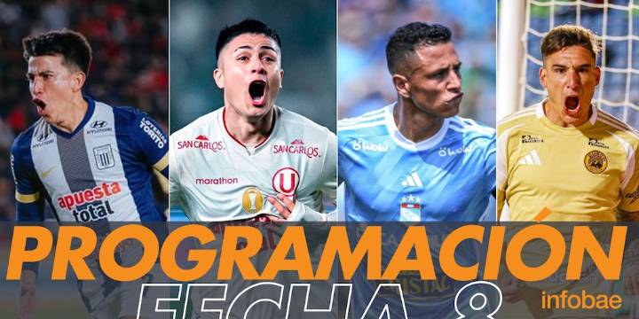Programación de la fecha 8 del Torneo Clausura de la Liga 1 Perú 2025: partidos, horarios y canales de TV
