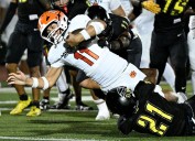 San Jacinto football wins possession game, edges Cajon