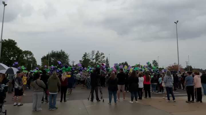 Hazel Park community holds vigil for mother and son killed in Labor Day homicides