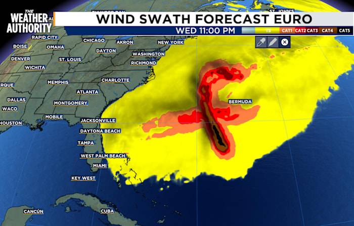 Humberto to Pass North of Bermuda as Major Hurricane
