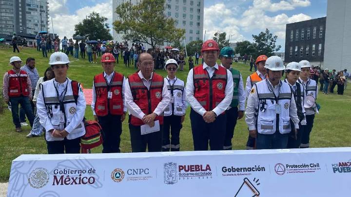 Simulacro en Puebla: evacúan a más de 1 millón de personas de casi 20 mil inmuebles