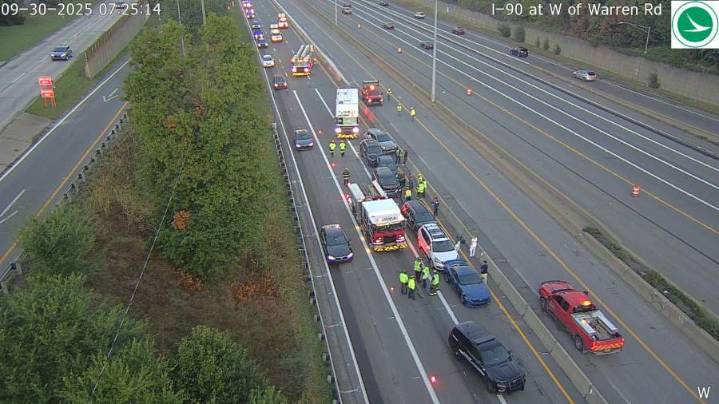11-car crash caused major delays on I