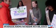 Archdiocese renews partnership with girl scouts