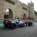 Colapinto volvió a chocar en clasificación y largará 16° en el GP de Azerbaiyán