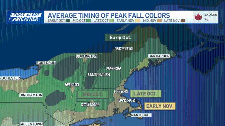 Best places to see fall foliage in New England