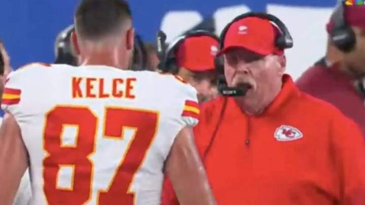 Andy Reid breaks silence over Travis Kelce's latest sideline meltdown as Kansas City Chiefs star is fined by NFL