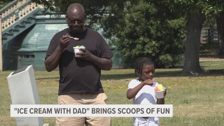 Macon families celebrate with 'Ice Cream with Dad' event