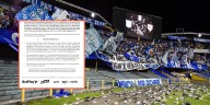 La protesta de los zapatos de hinchas Millonarios le salió cara al club: la millonaria multa y la sanción de la Dimayor de cara al clásico ante Santa Fe