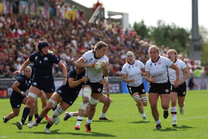 Canada beats Scotland to set up Australia quarterfinal clash at Women’s Rugby World Cup 