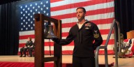 Naval Construction Battalion Center honors fallen soldiers with bell ceremony
