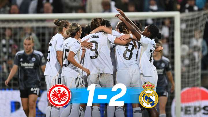 El Real Madrid resucita en Champions contra el Eintracht