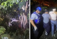 Volcadura en la carretera federal 307 deja dos personas lesionadas