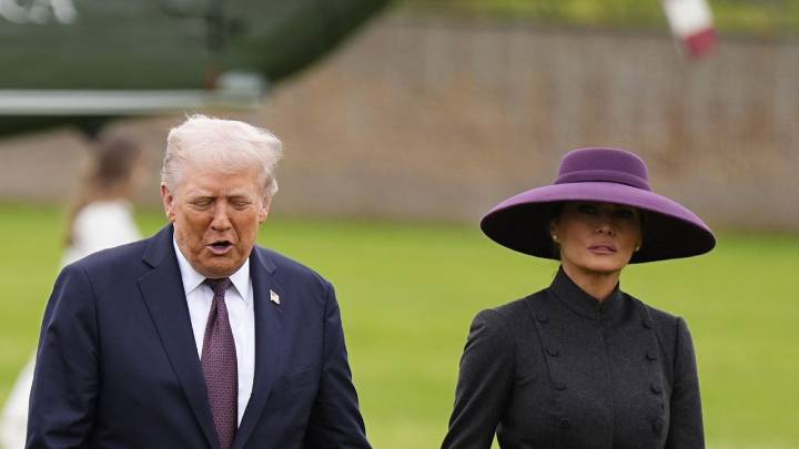 Melania Trump and Kate Middleton Match in Statement Hats and Fall