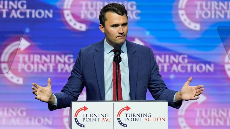 Powerful right-wing influencer Charlie Kirk shot at event in Utah